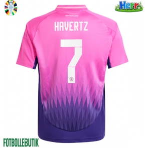 Tyskland Kai Havertz #7 Bortatröja EM 2024 Kortärmad